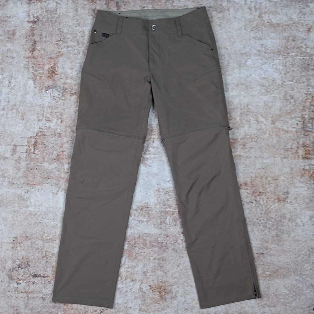 Kuhl Men's Convertible Cargo Pants in Taupe Brown